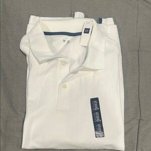 GAP Men's White Polo Shirt